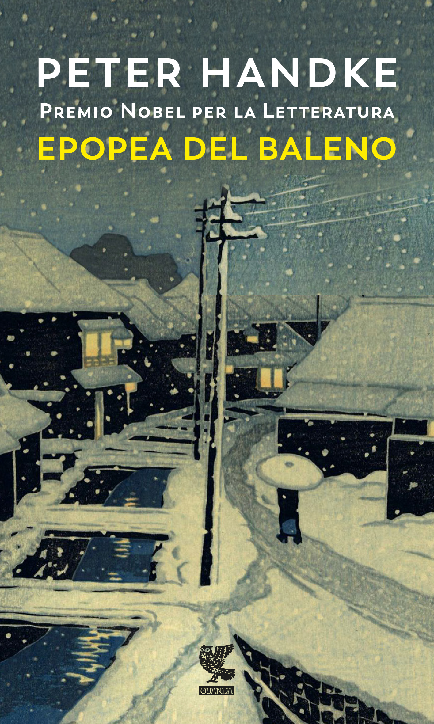 Copertina del libro Epopea del Baleno di Peter Handke Pubblicato da Guanda