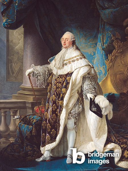 Louis XVI (1754-93) (oil on canvas), Antoine Francois Callet, (1741-1823) Château de Versailles, France Bridgeman Images
