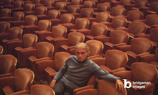 Il regista Giorgio Strehler al Teatro La Fenice, Venezia 1986 © Archivio Arici / Bridgeman Images
