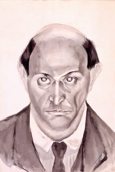 Arnold Schönberg - Selbstportrait, 1919 österreichischer Komponist (1874-1951), Arnold Schönberg (1874-1951) / Bridgeman Images