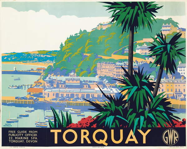 Torquay, 1945 (Farblitho), Frank Newbould, (1887-1951) / Privatsammlung / Photo © Christie