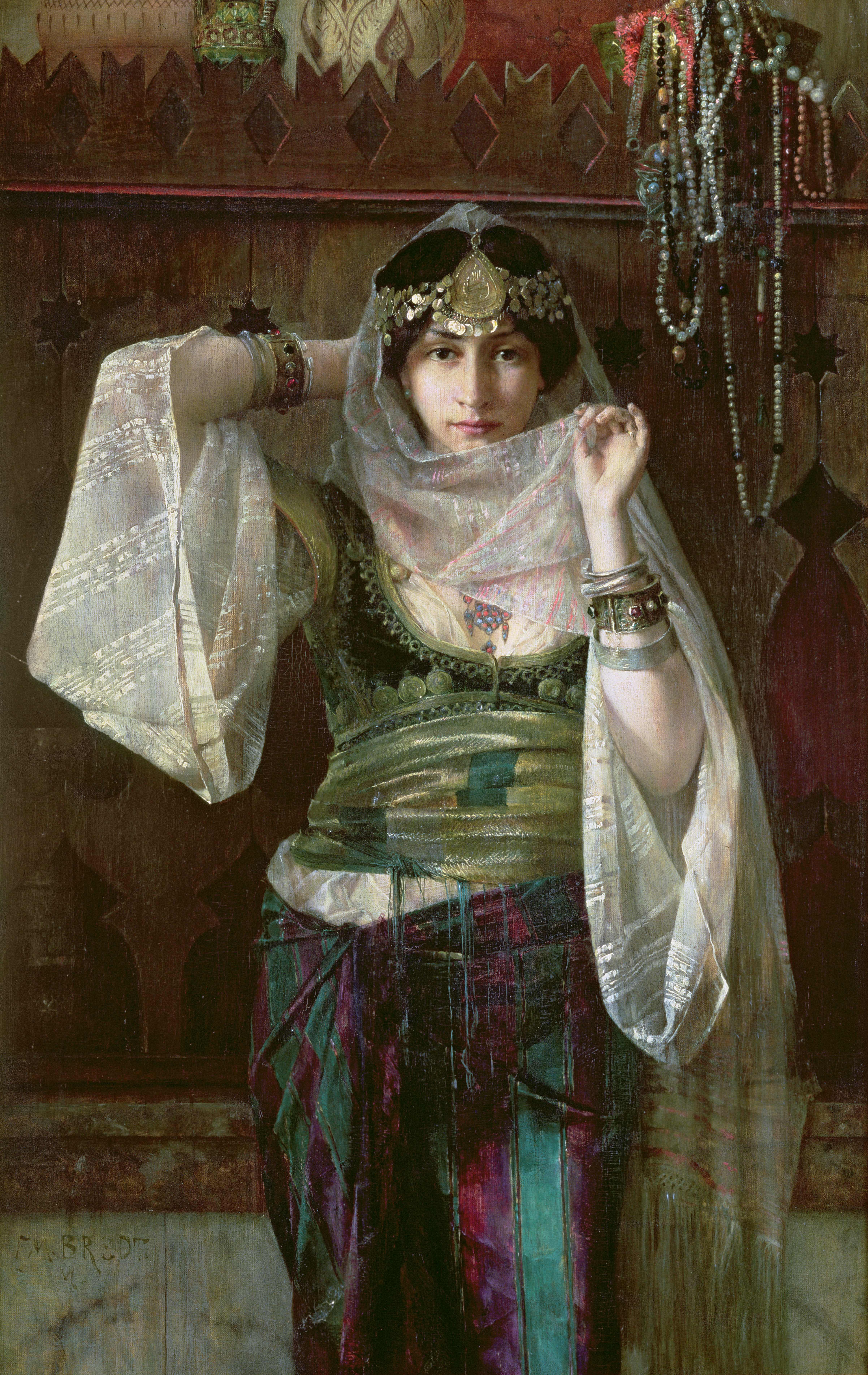 The Queen of the Harem (oil on canvas)