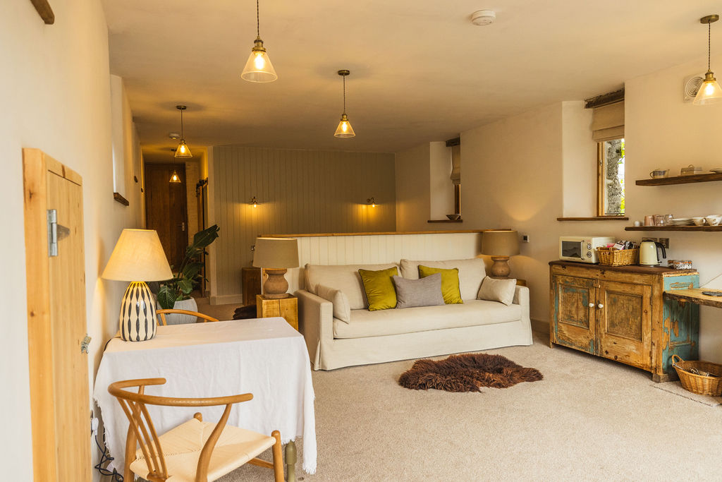 The Shippon barn suite at Borough Farm, Devon