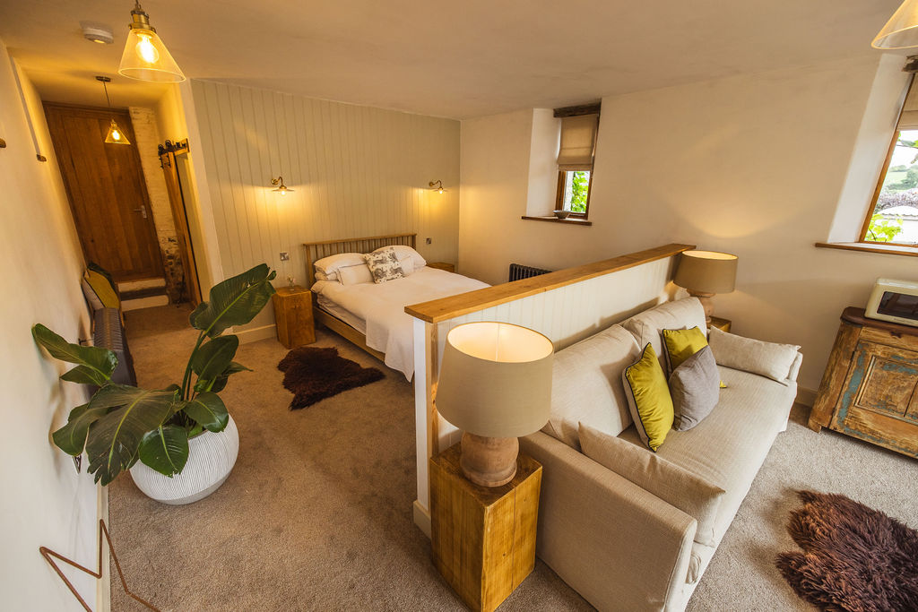 The Shippon barn suite at Borough Farm, Devon