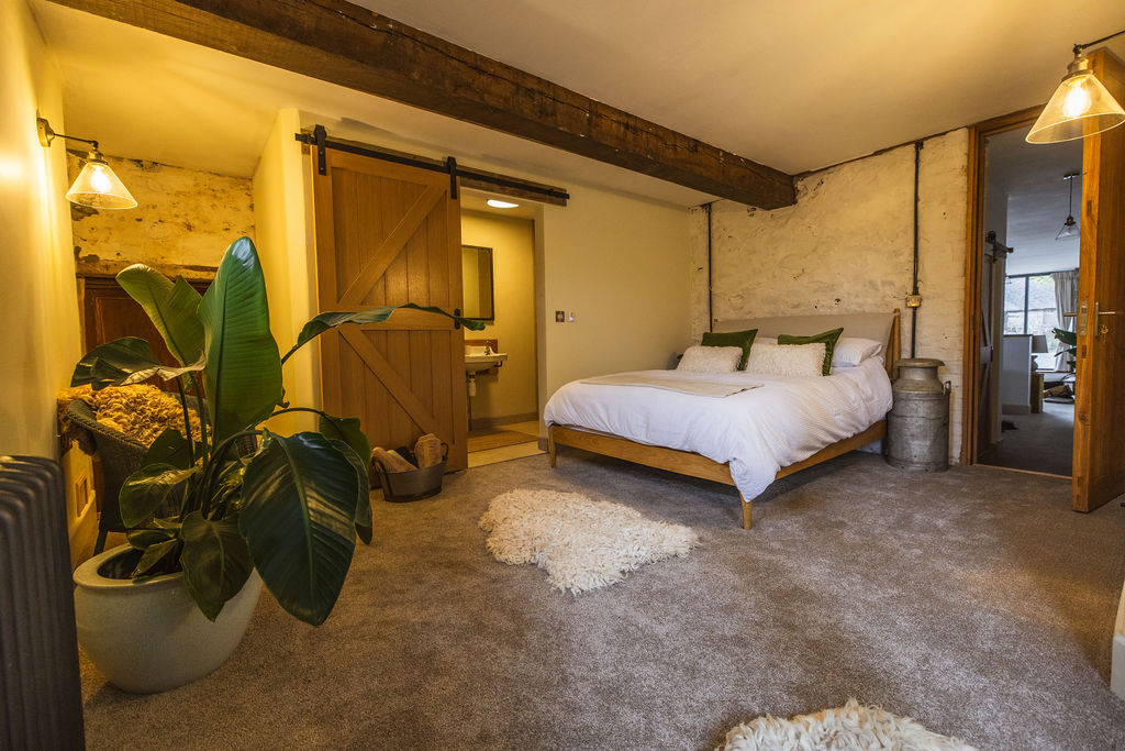 The Dairy accessible barn suite at Borough Farm, Devon