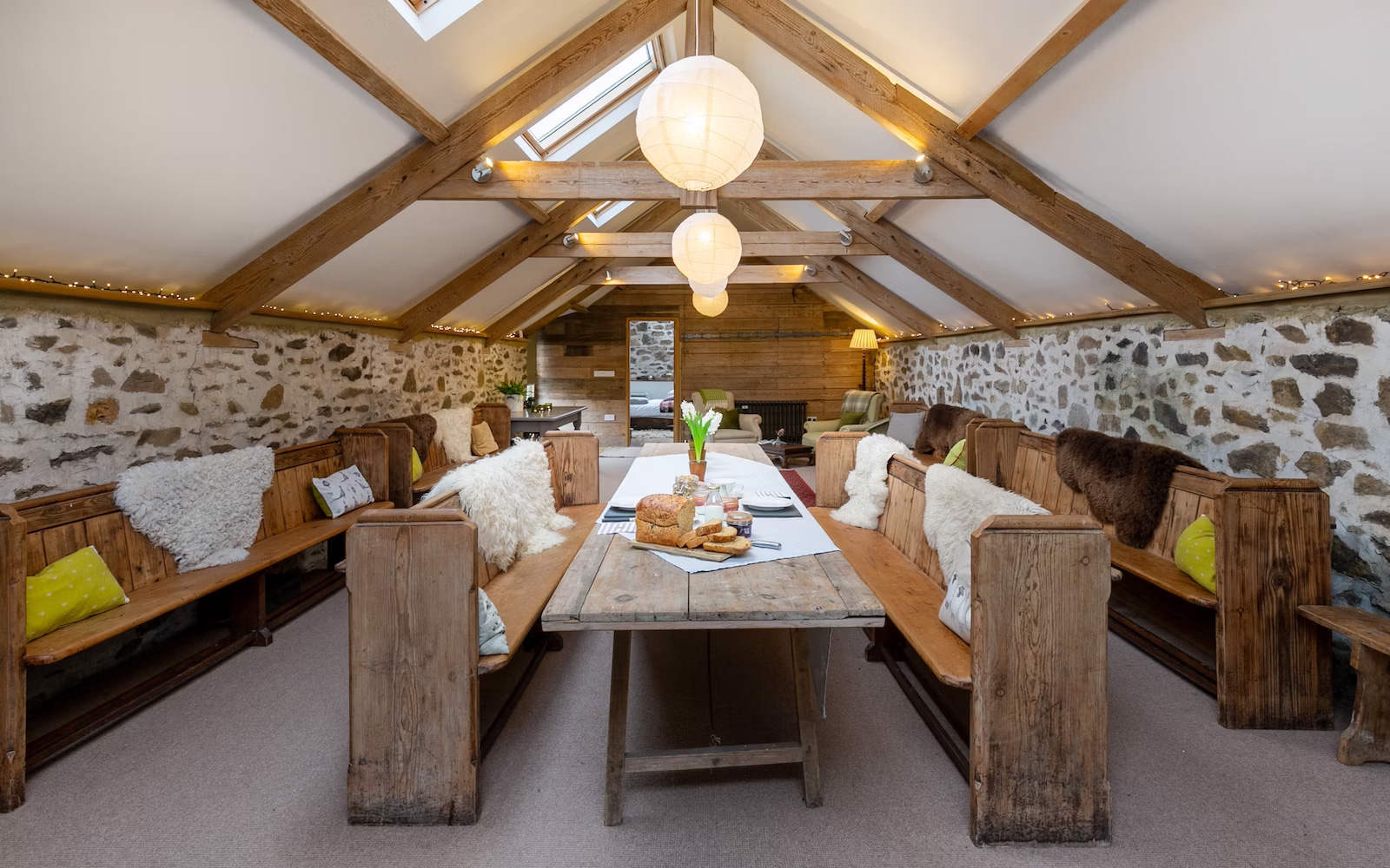 The Loft space at Borough Farm, Devon
