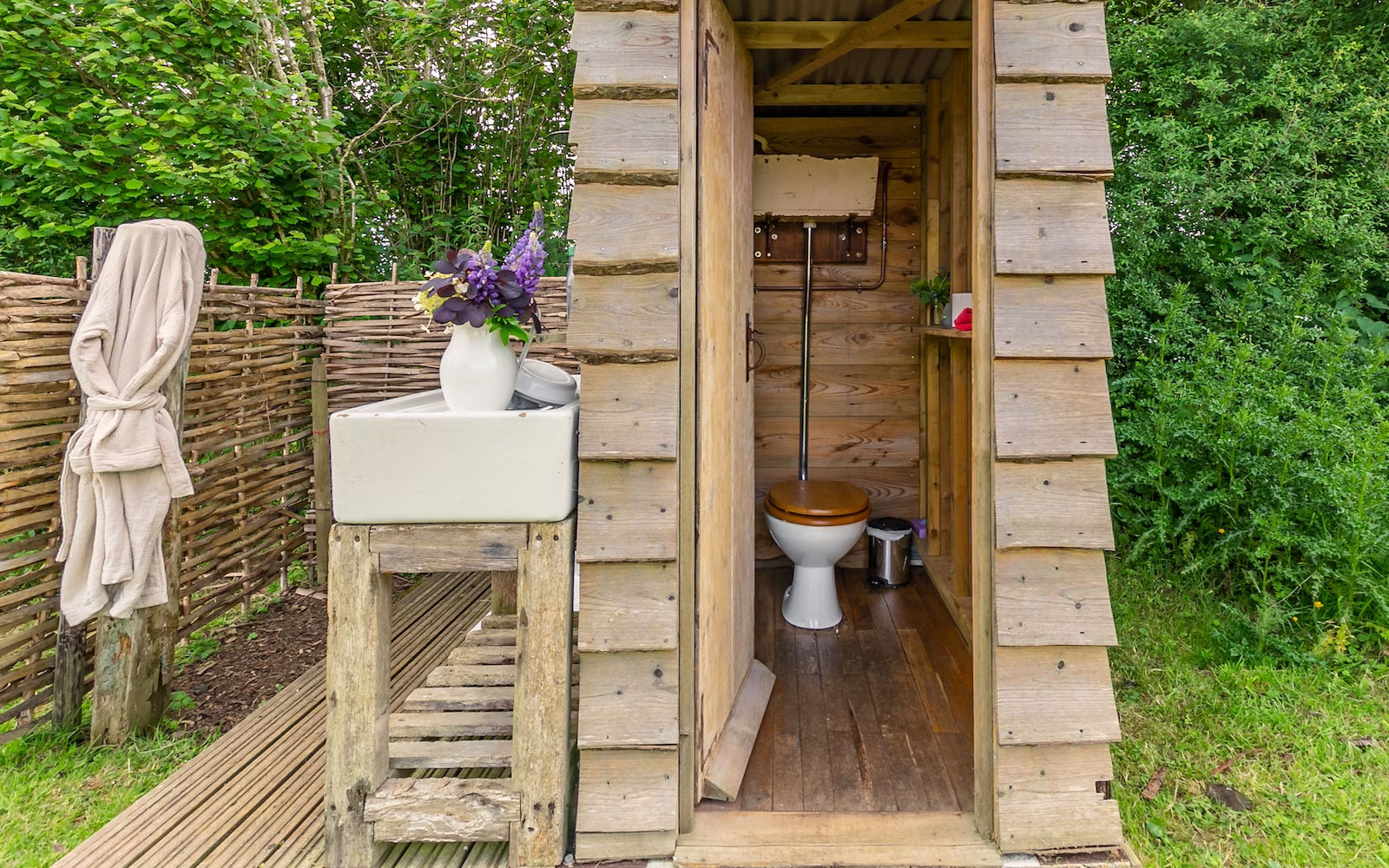 Great Links yurt at Borough Farm, Devon