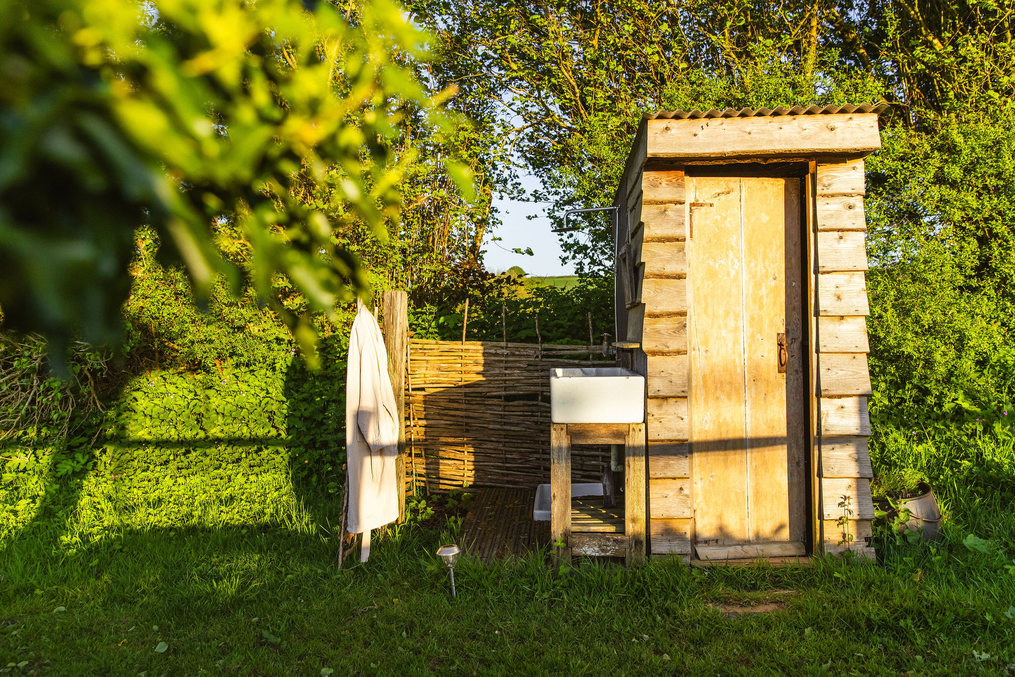 Great Links yurt glamping at Borough Farm, Devon