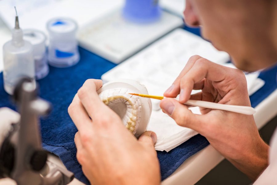 Preparing Dentures in Pompano Beach