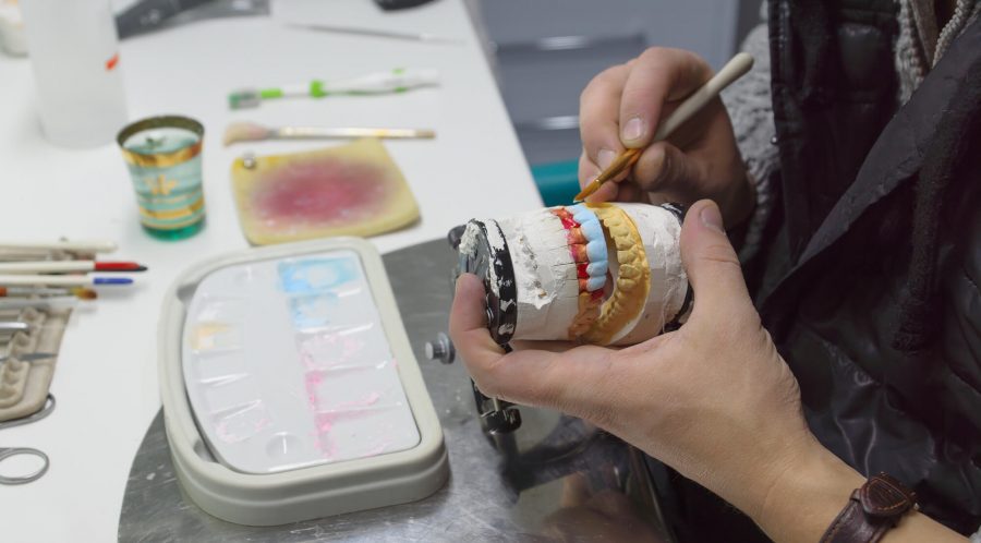 Prosthodontist in Pompano Beach making dentures