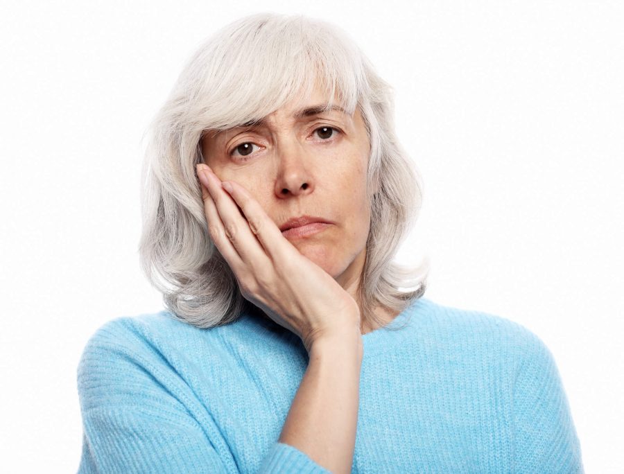 Woman that needs a Root Canal in Pompano Beach