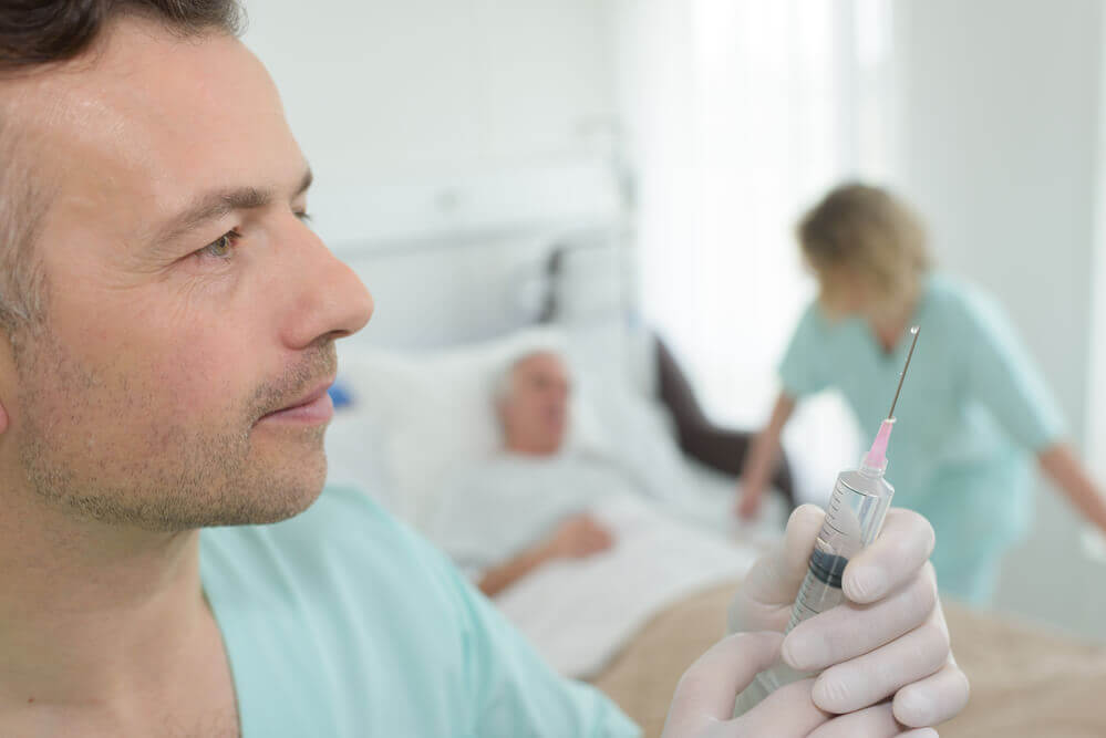 IV Sedation dentistry in Pompano Beach used on a patient.
