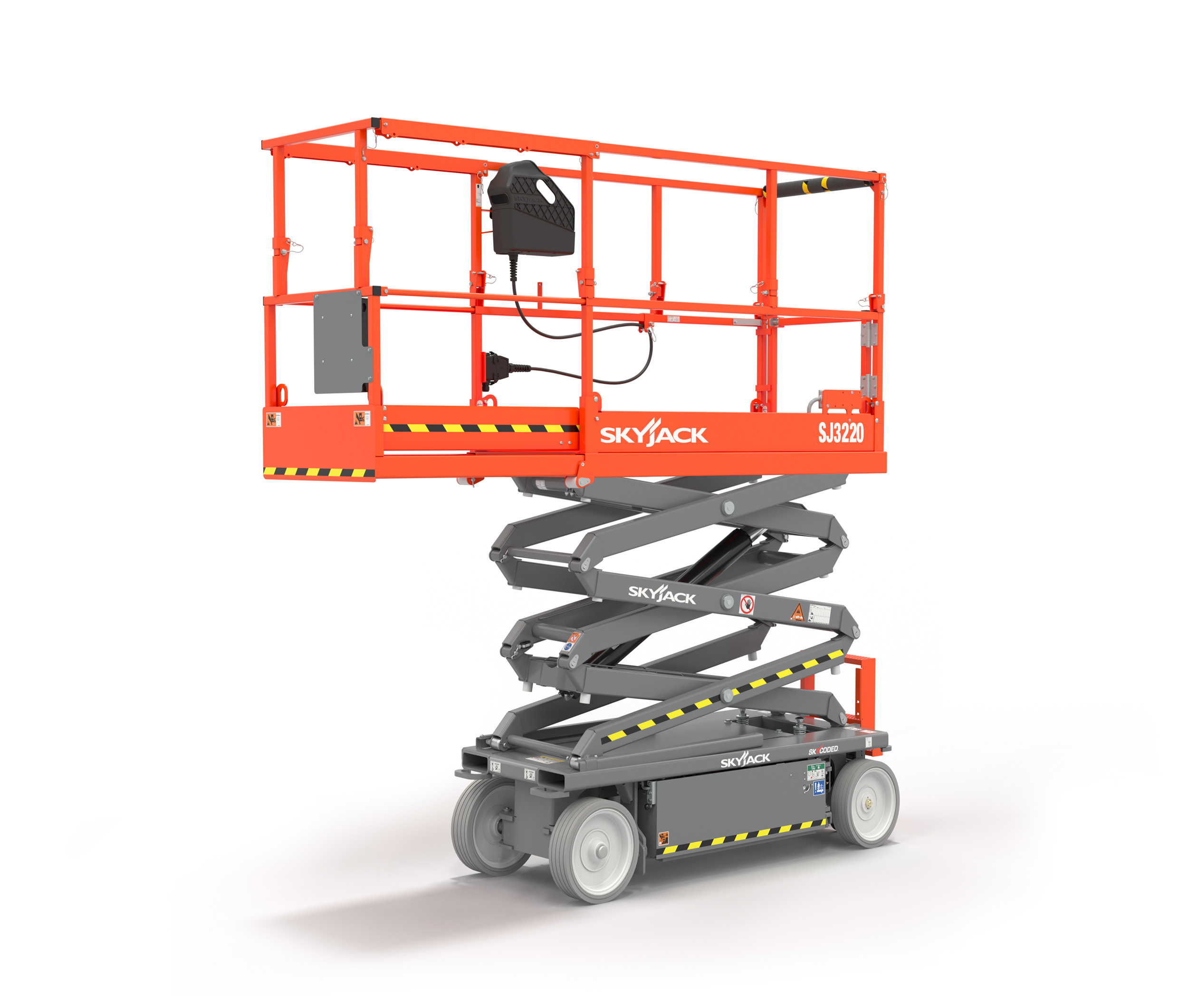 Skyjack SJ3220 E with 6 foot power deck