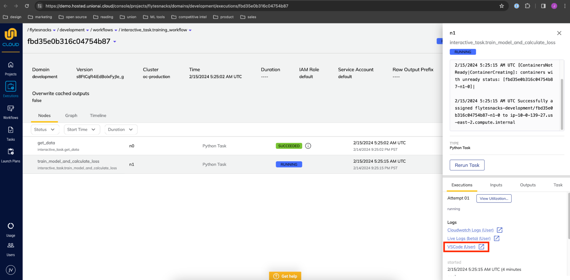 Iterating at Scale with Interactive Tasks in Union