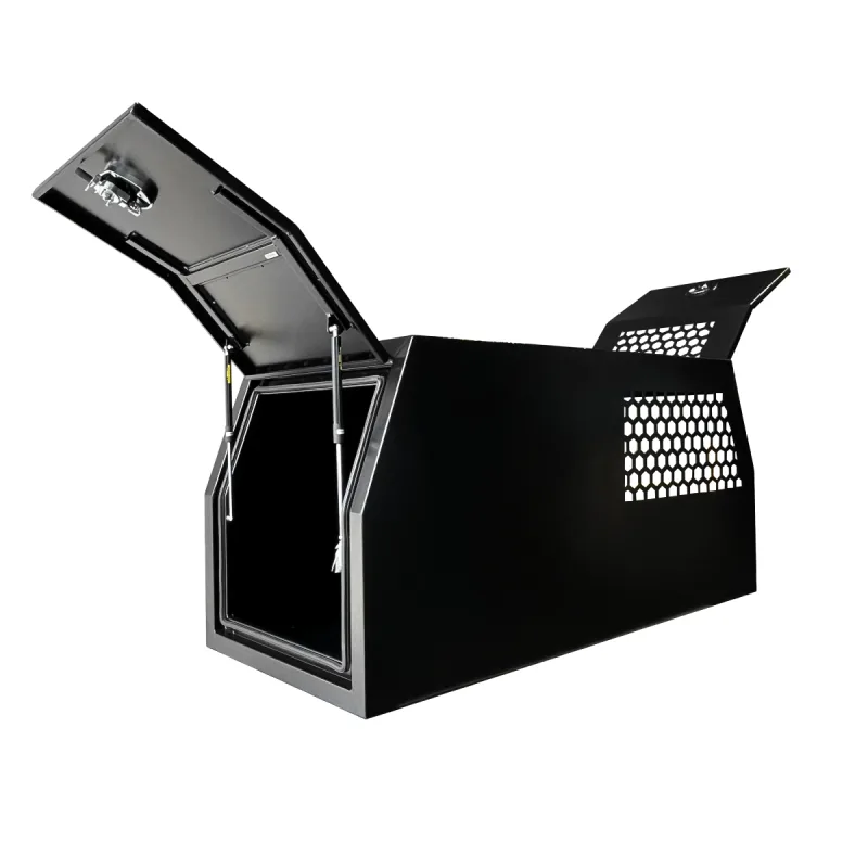 Black ute dog box