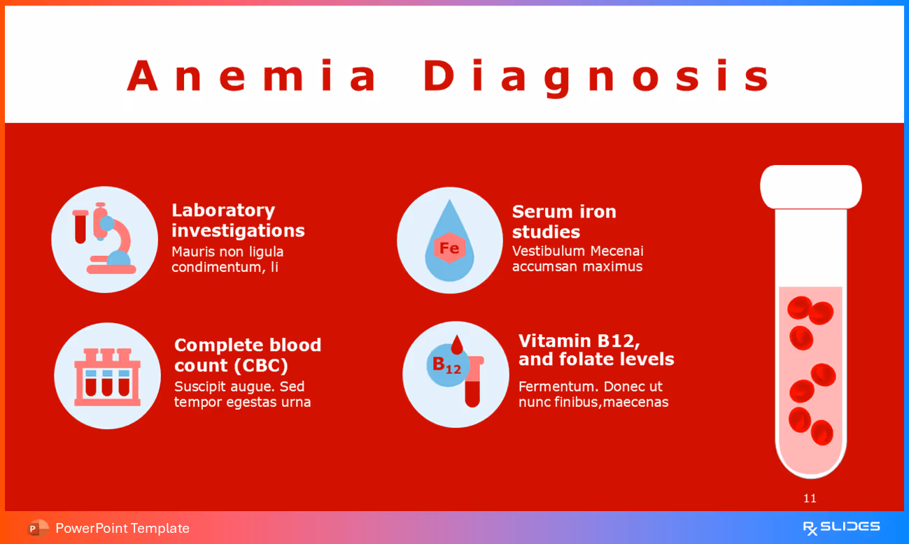 Anemia Diagnostic Methods – Alternative Layout