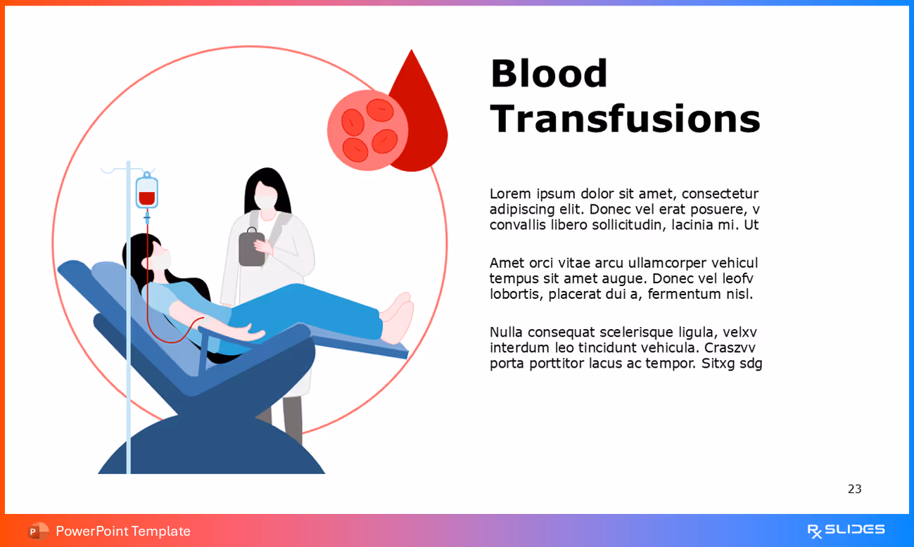 Blood Transfusions PowerPoint Template