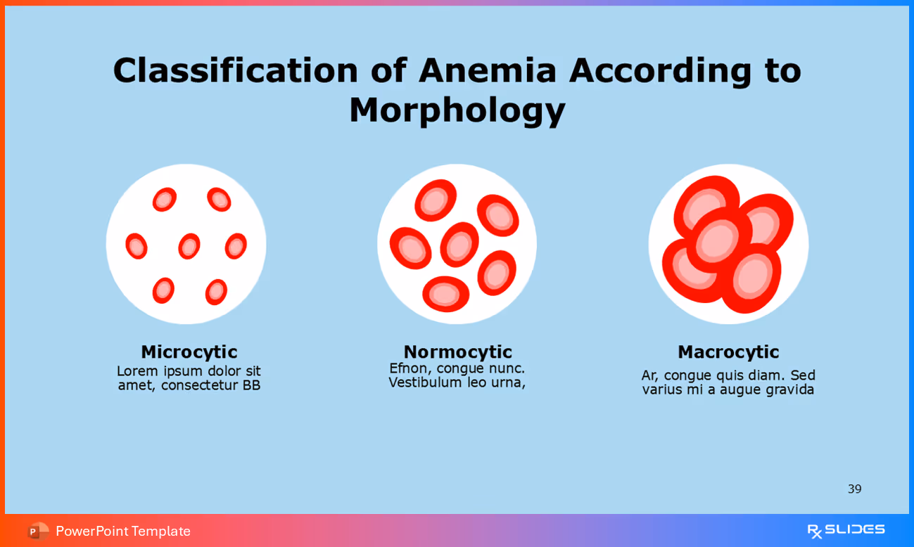 Morphological Classification of Anemia 