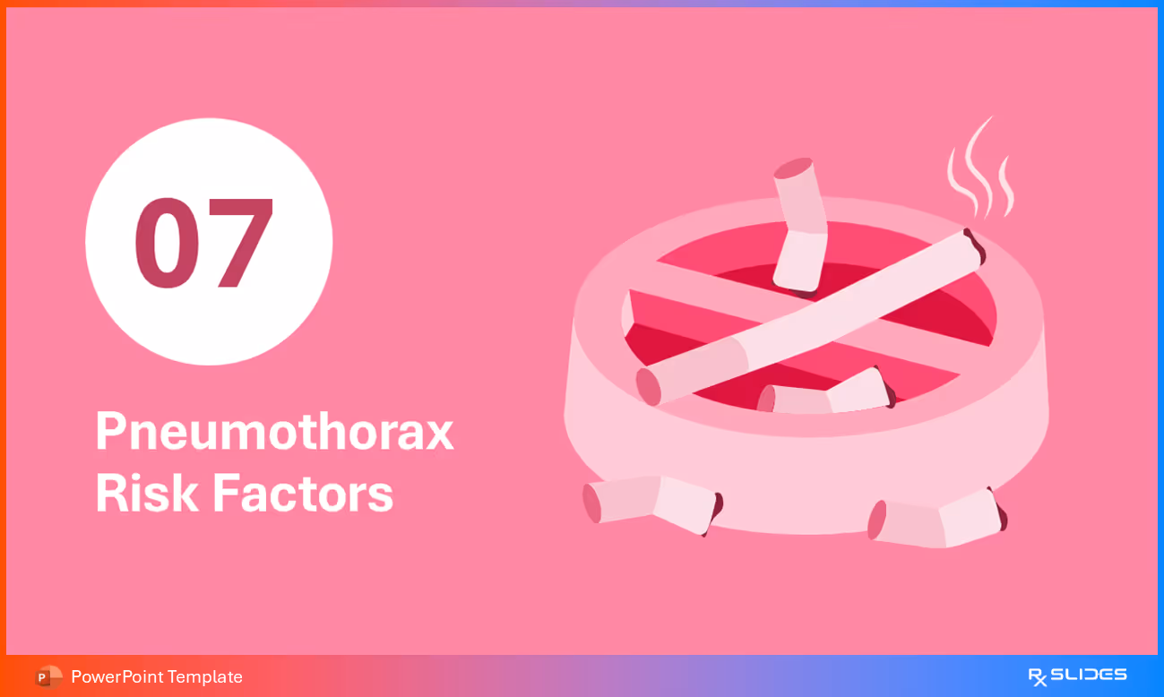 Pneumothorax Risk Factors Section Slide