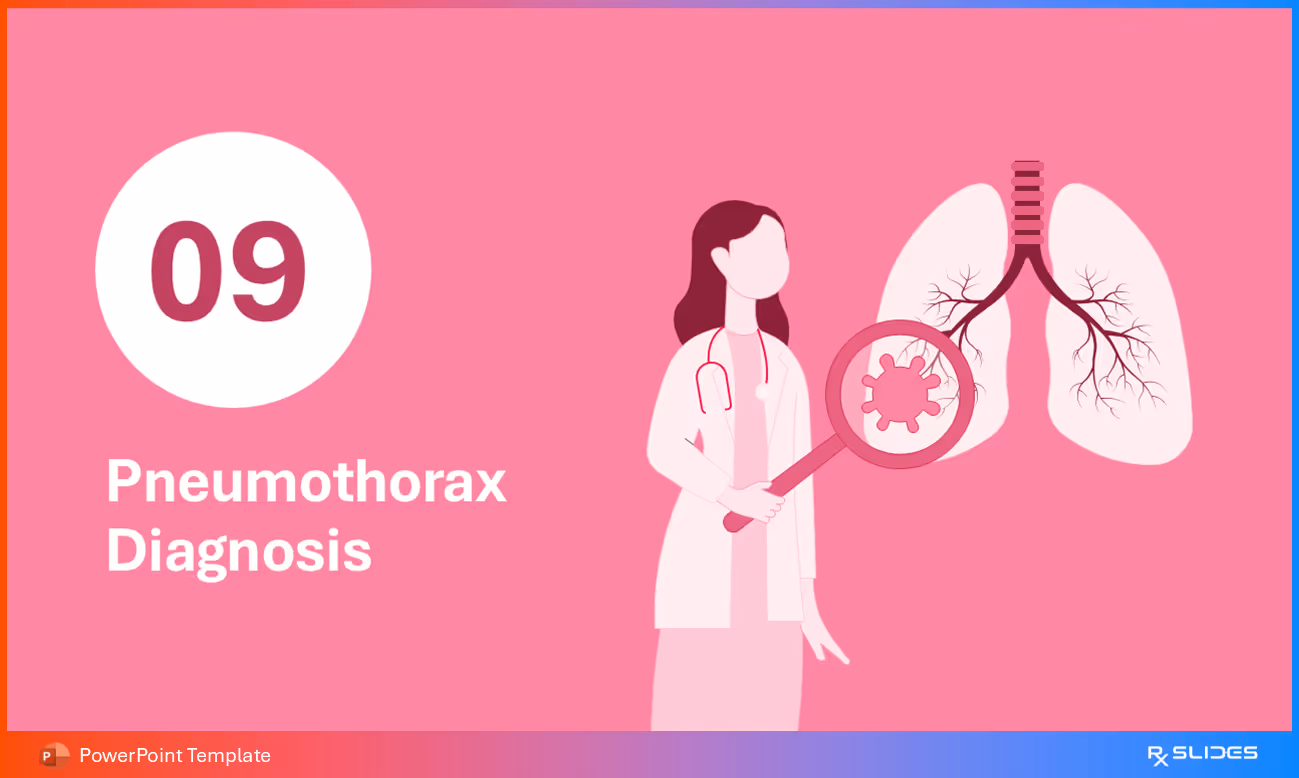 Pneumothorax Diagnosis Section Slide