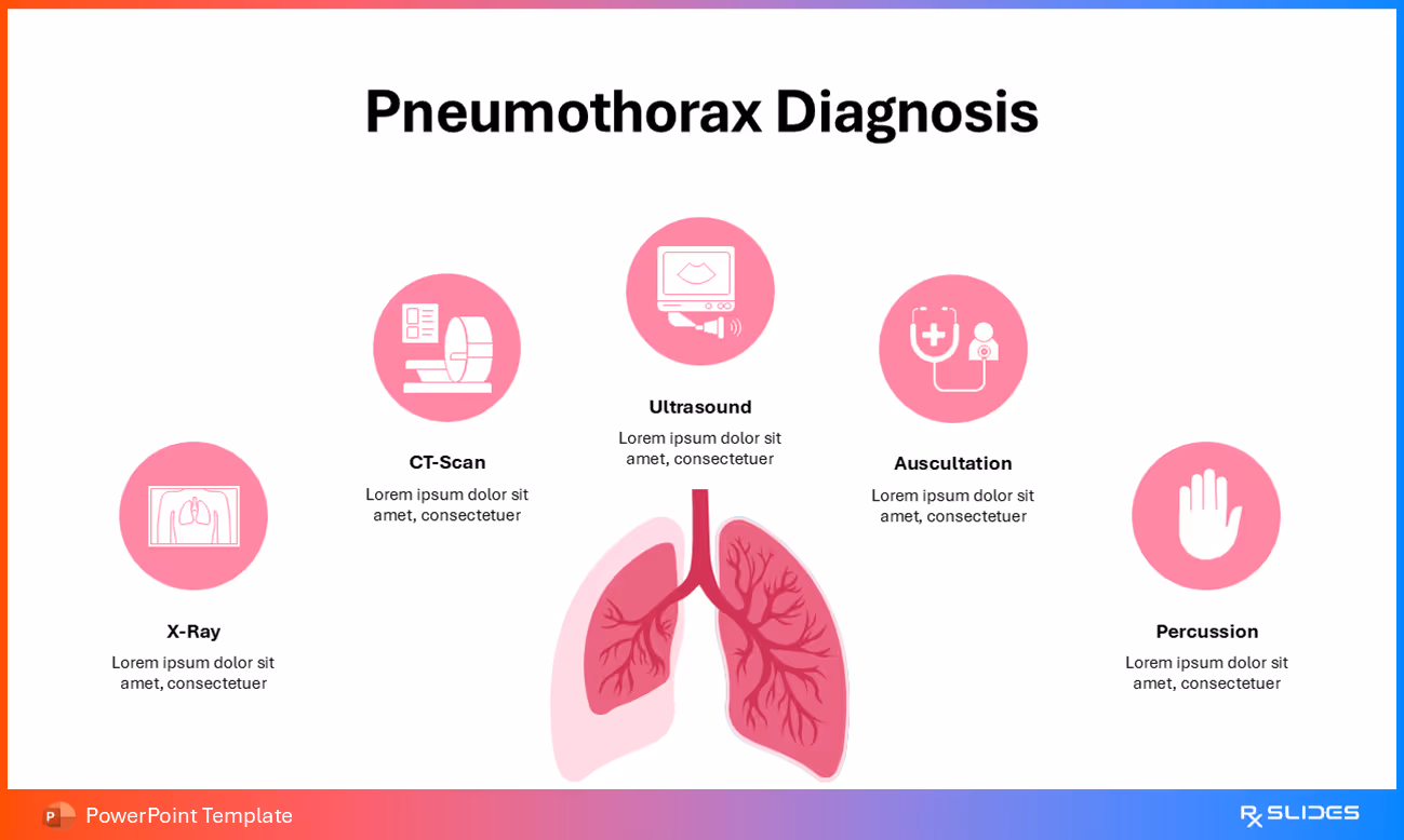 Pneumothorax Diagnosis Infographic