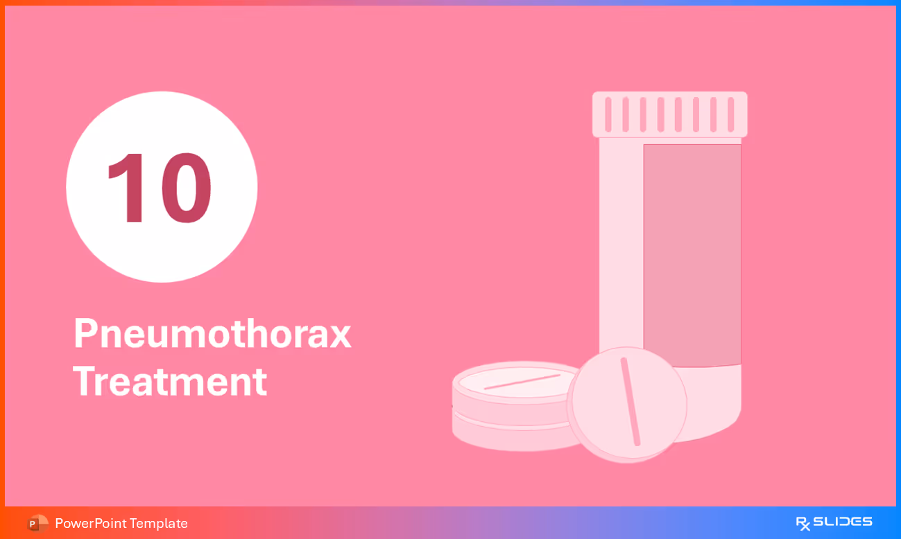 Pneumothorax Treatment Section Slide