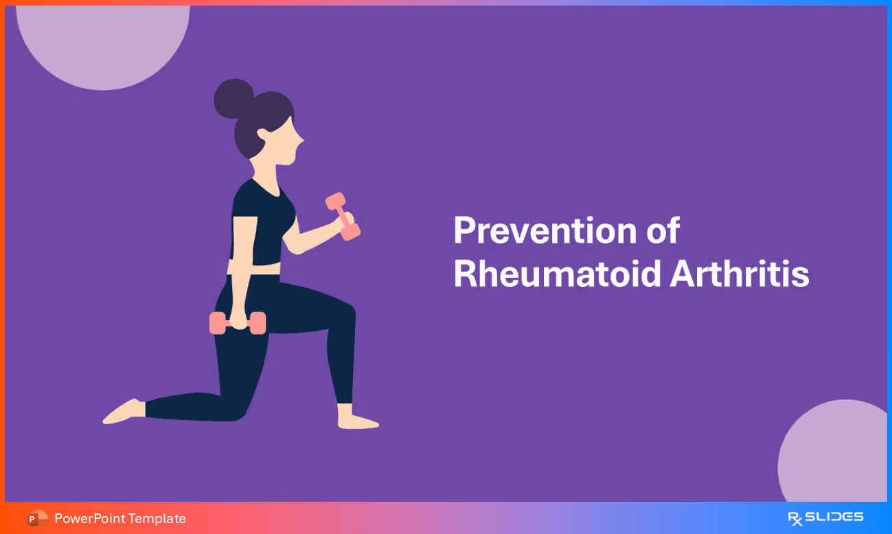 Prevention of RA – Section Slide