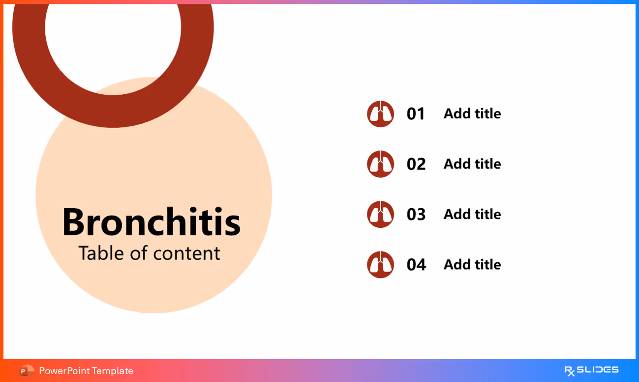 Bronchitis - Table of Contents