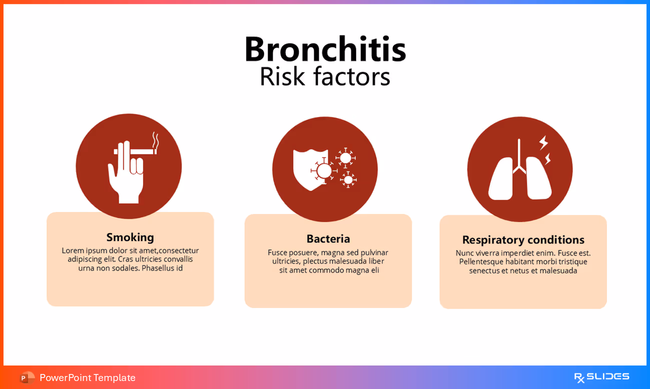 Bronchitis Risk Factors PowerPoint