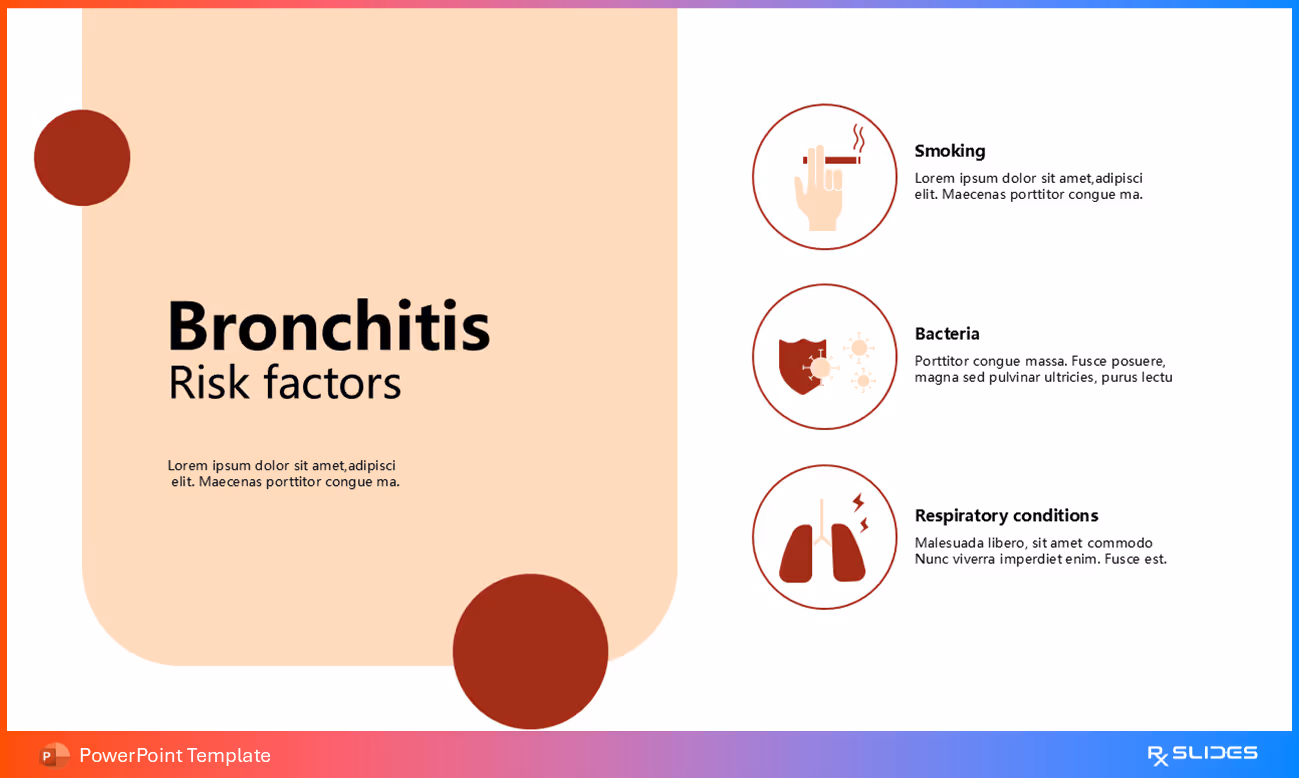 Bronchitis Risk Factors Infographic