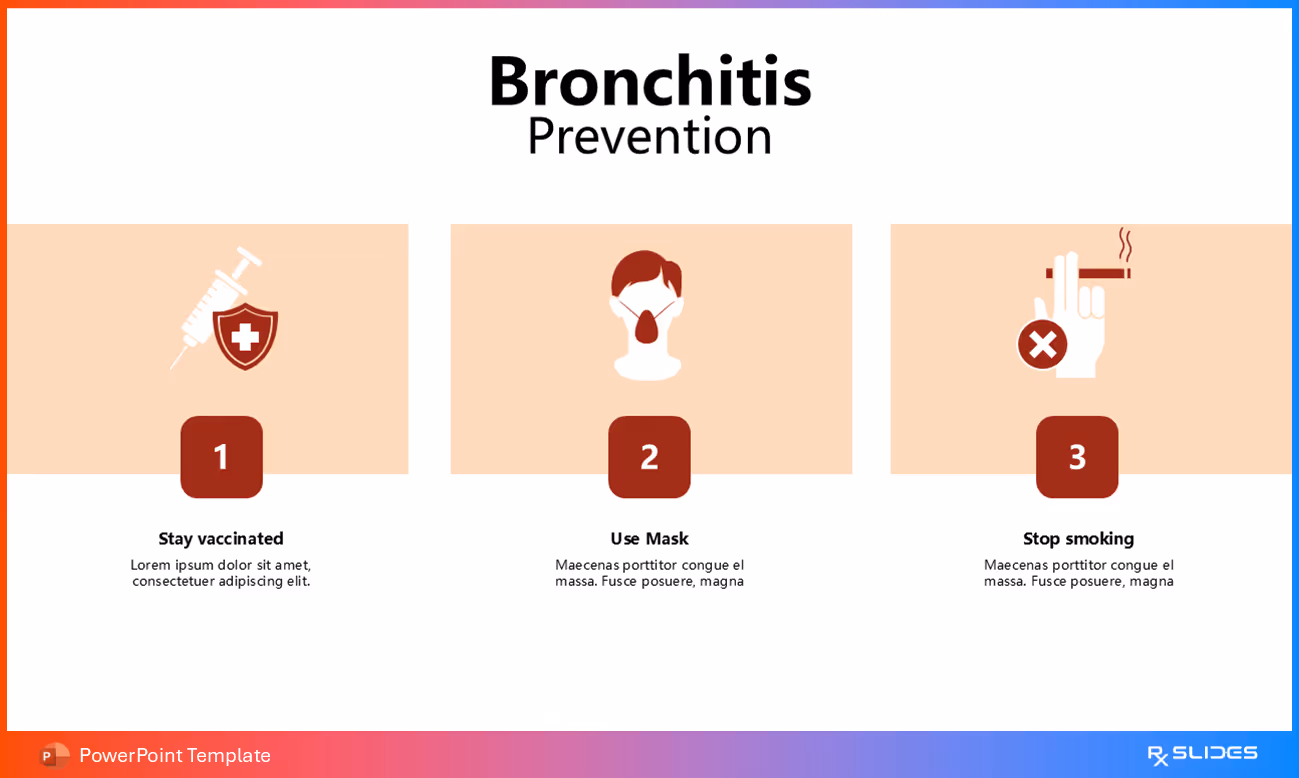 Bronchitis Prevention Infographic