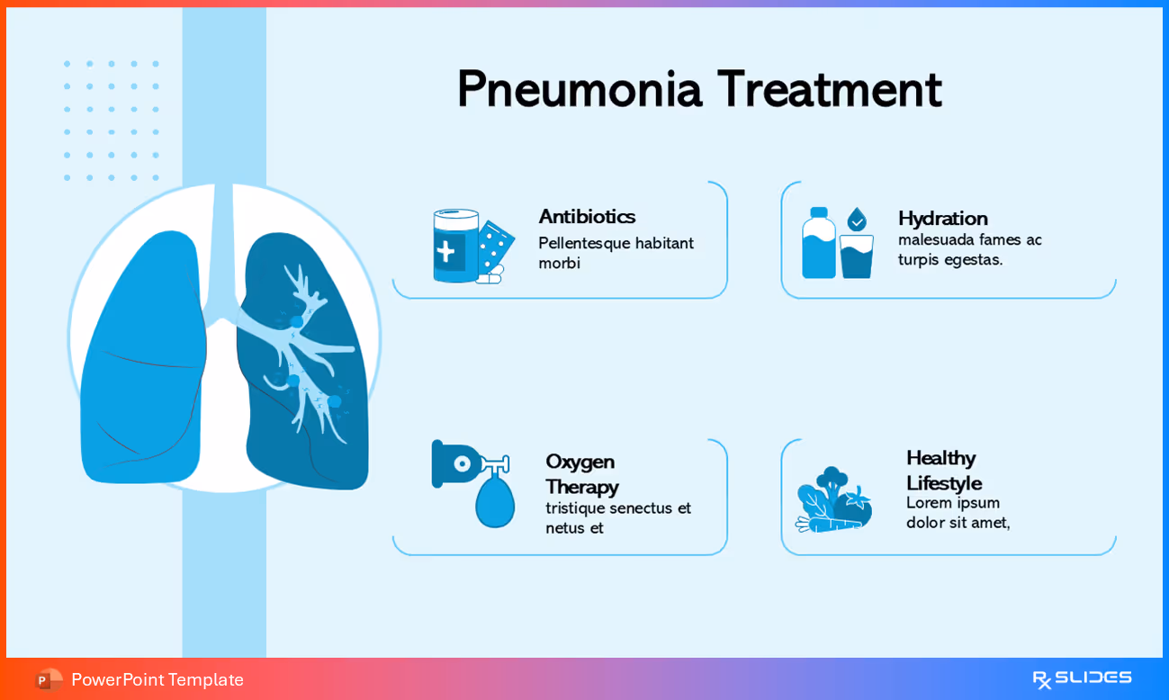 Pneumonia Treatment Infographic