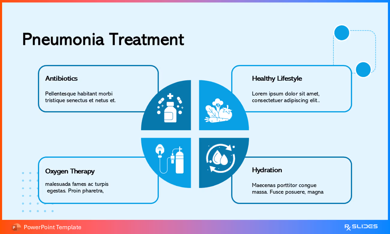 Pneumonia Infographic Slide