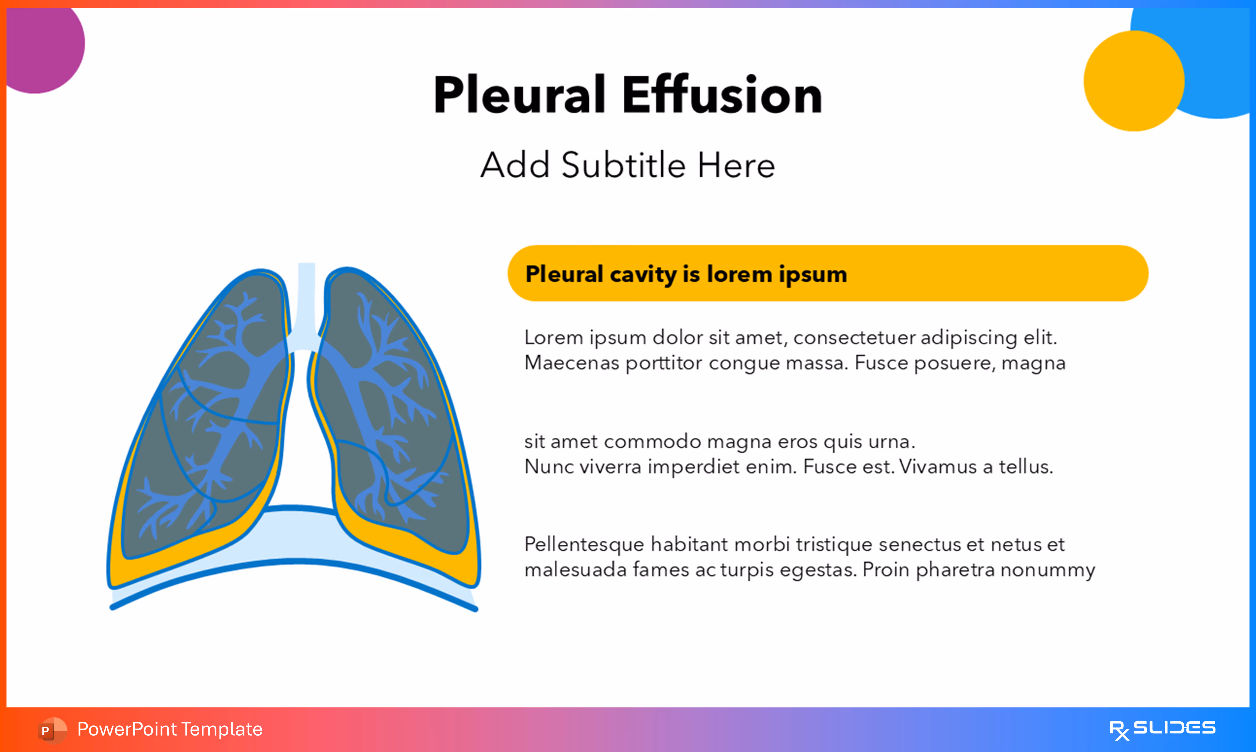 Animated Slide for Pleural Cavity