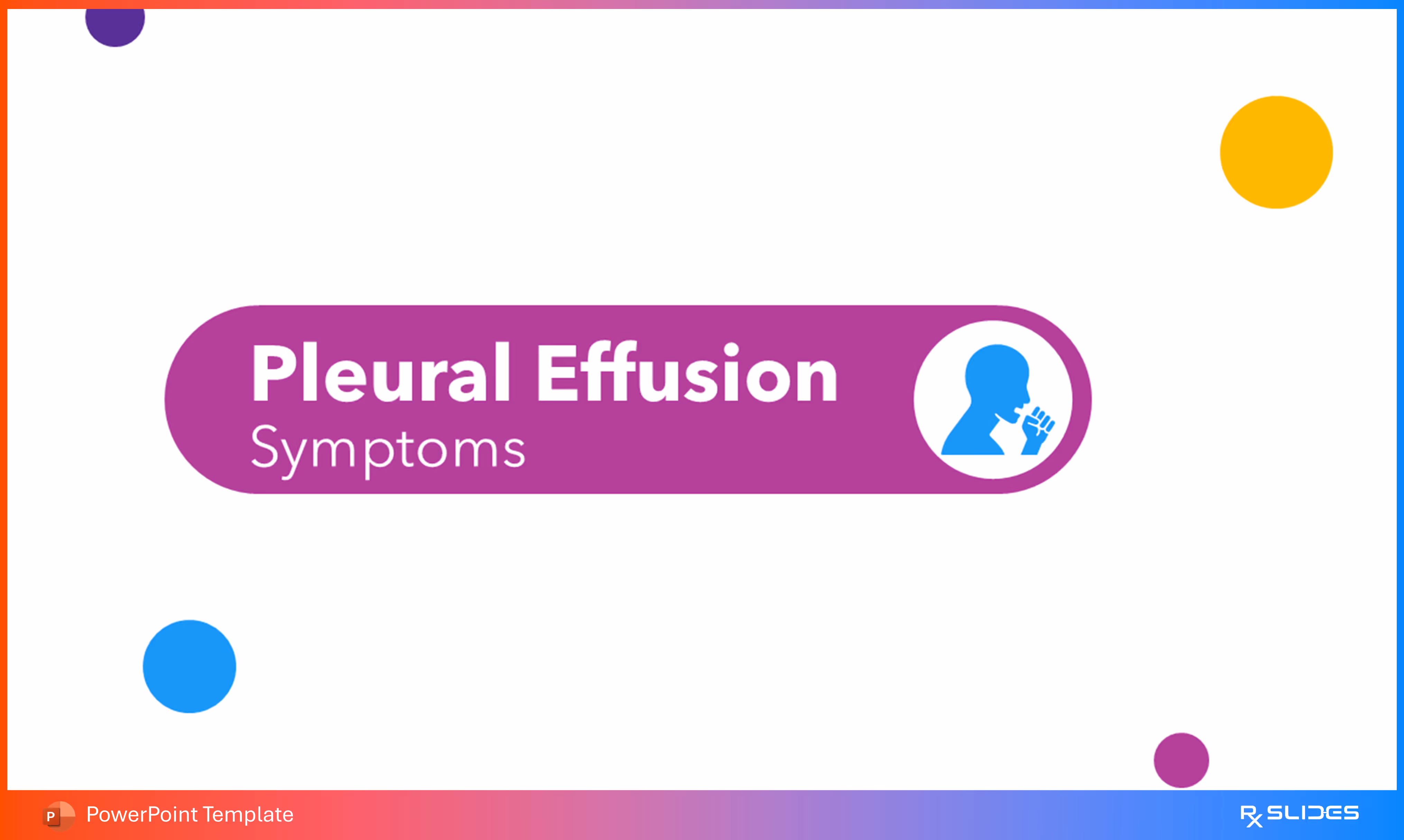 Pleural Effusion Symptoms (Section Slide)