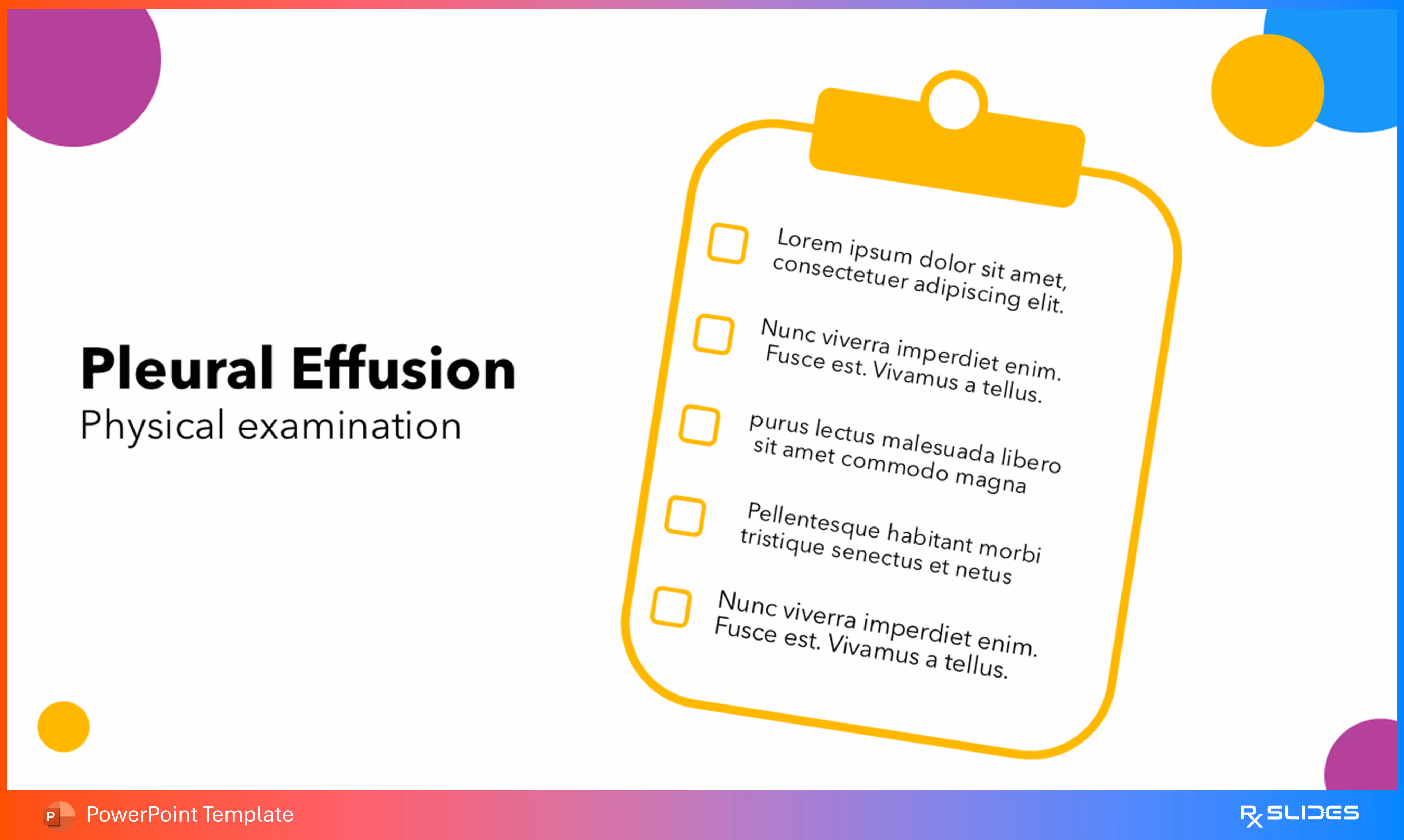 Pleural Effusion Examination 