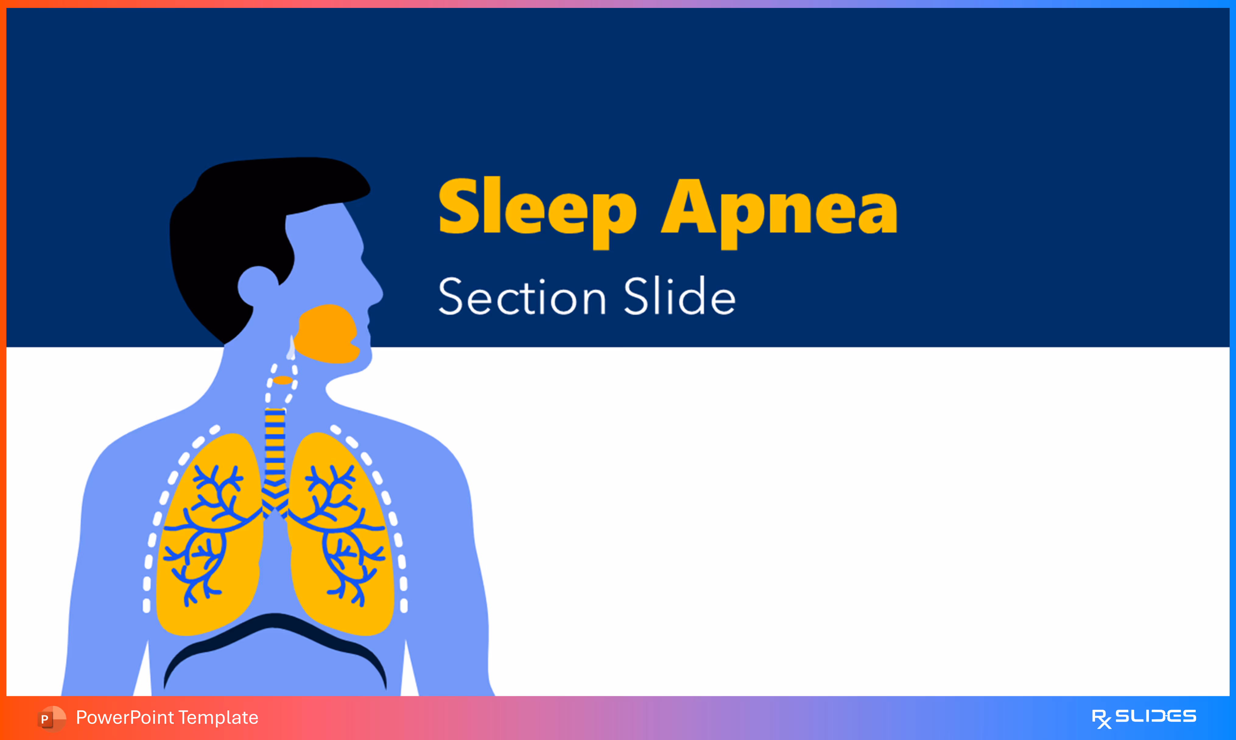 Sleep Apnea Divider Slide: Animated Slide Template