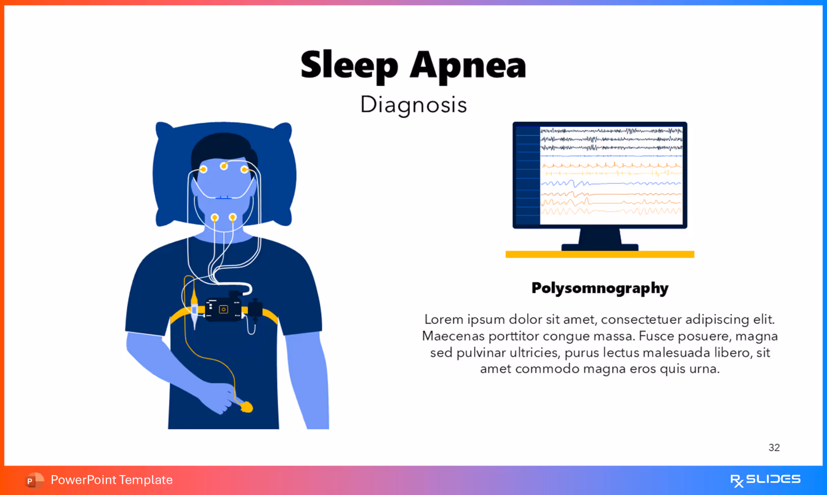 Polysomnography Diagnosis Animated Slide