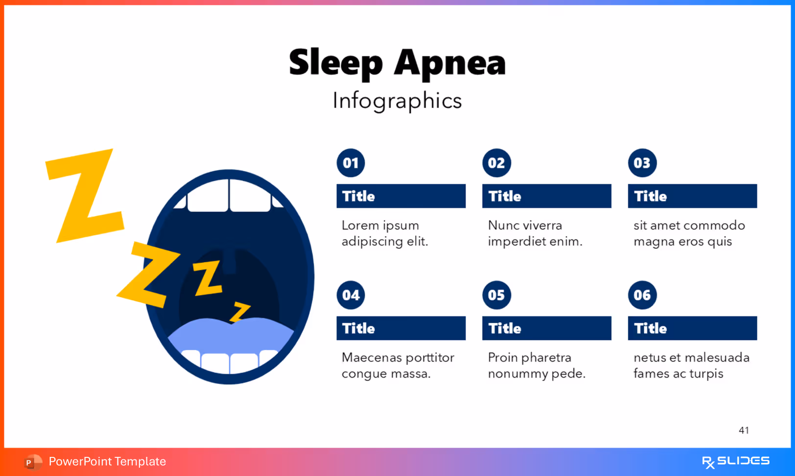 Sleep Apnea Infographics