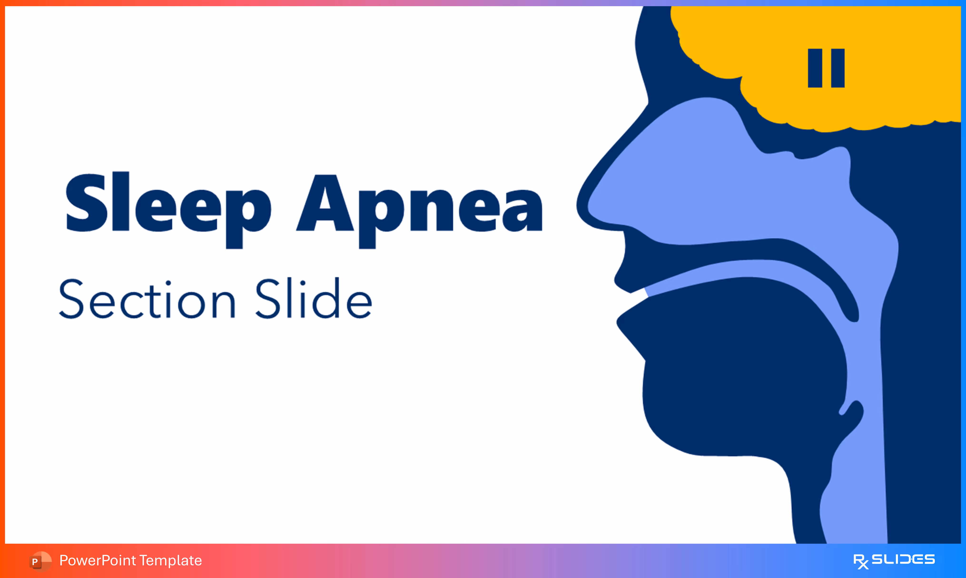 Sleep Apnea Section Slide: Lateral Creative Design