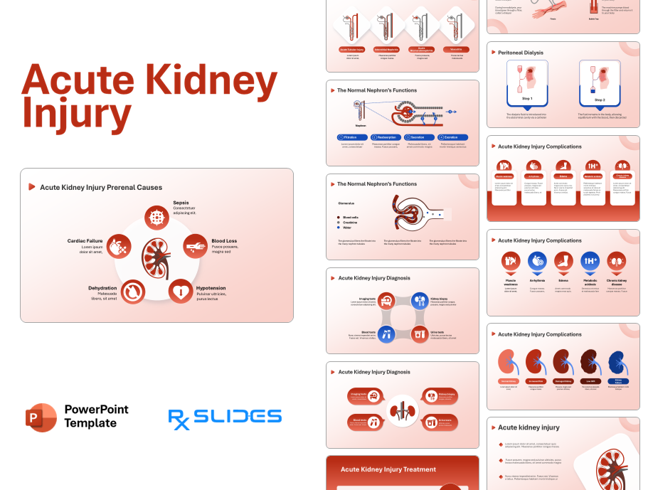 Renal failure PowerPoint template