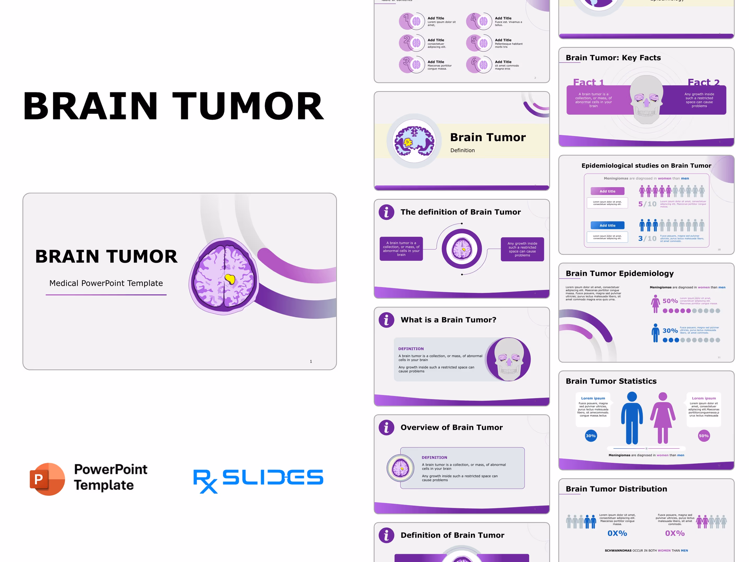 Brain Tumor PowerPoint Template