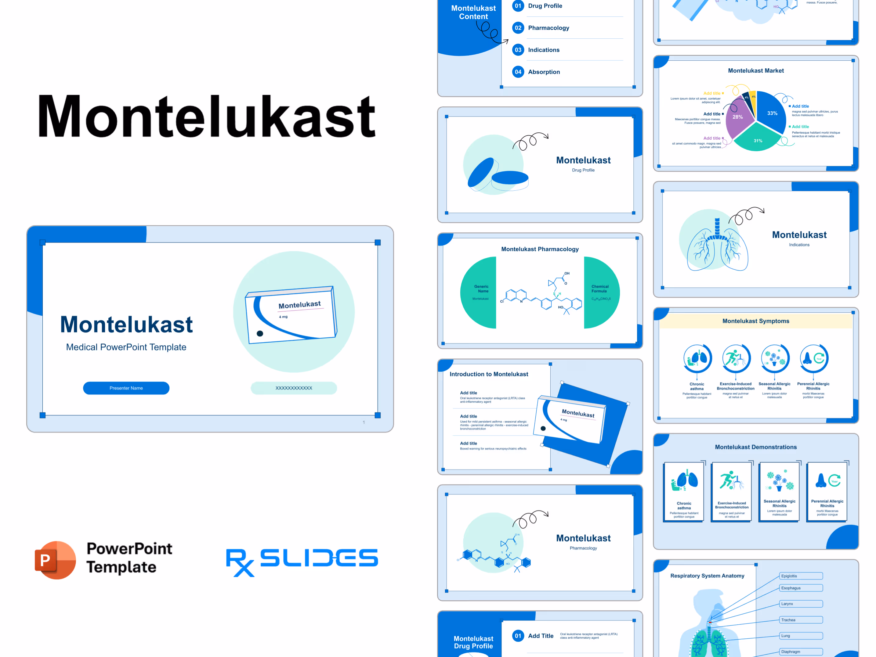 Montelukast PowerPoint Template