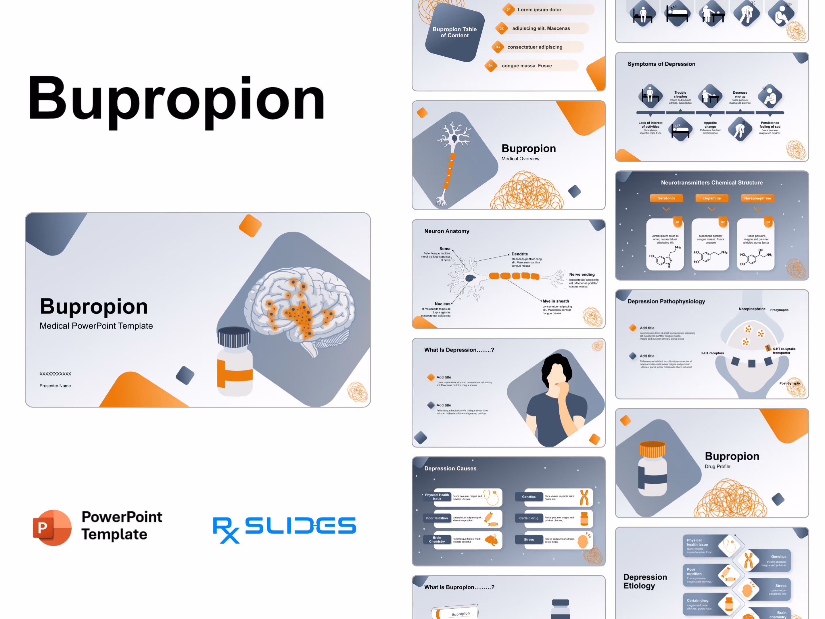 Bupropion PowerPoint Template