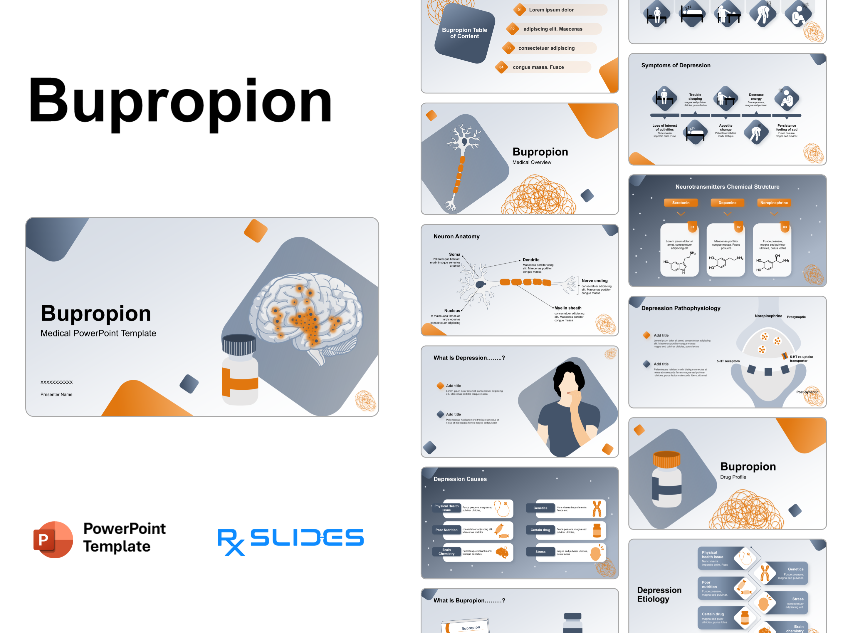 Bupropion PowerPoint Template