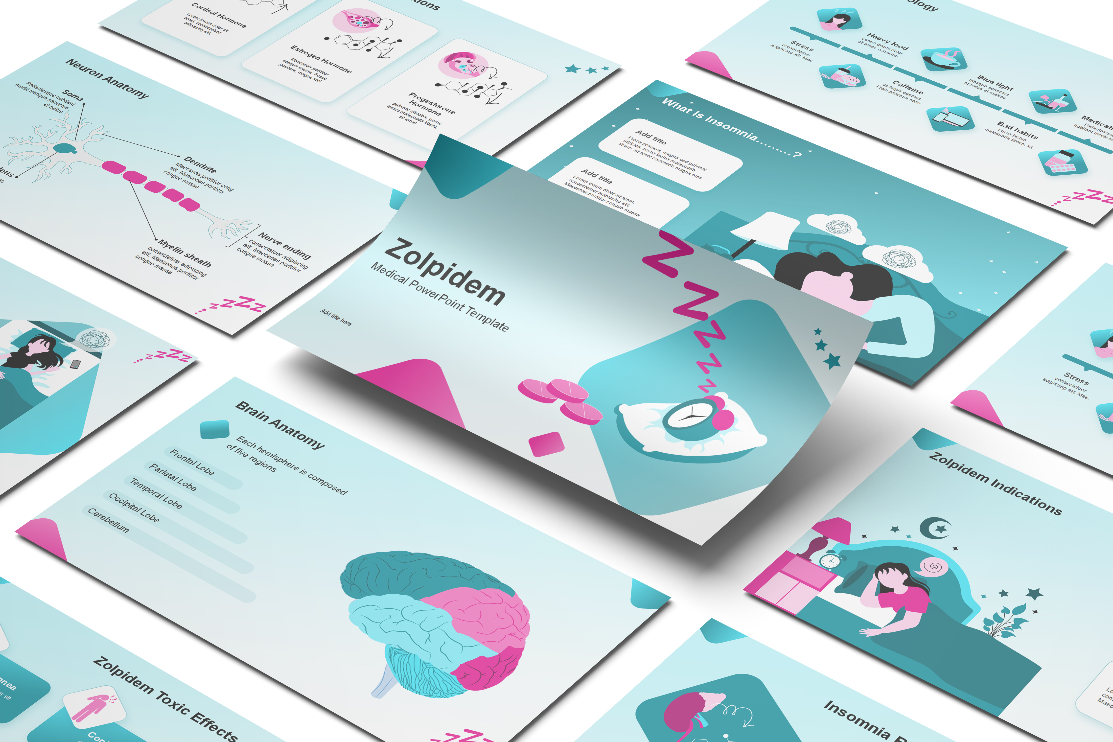 Zolpidem PowerPoint Template