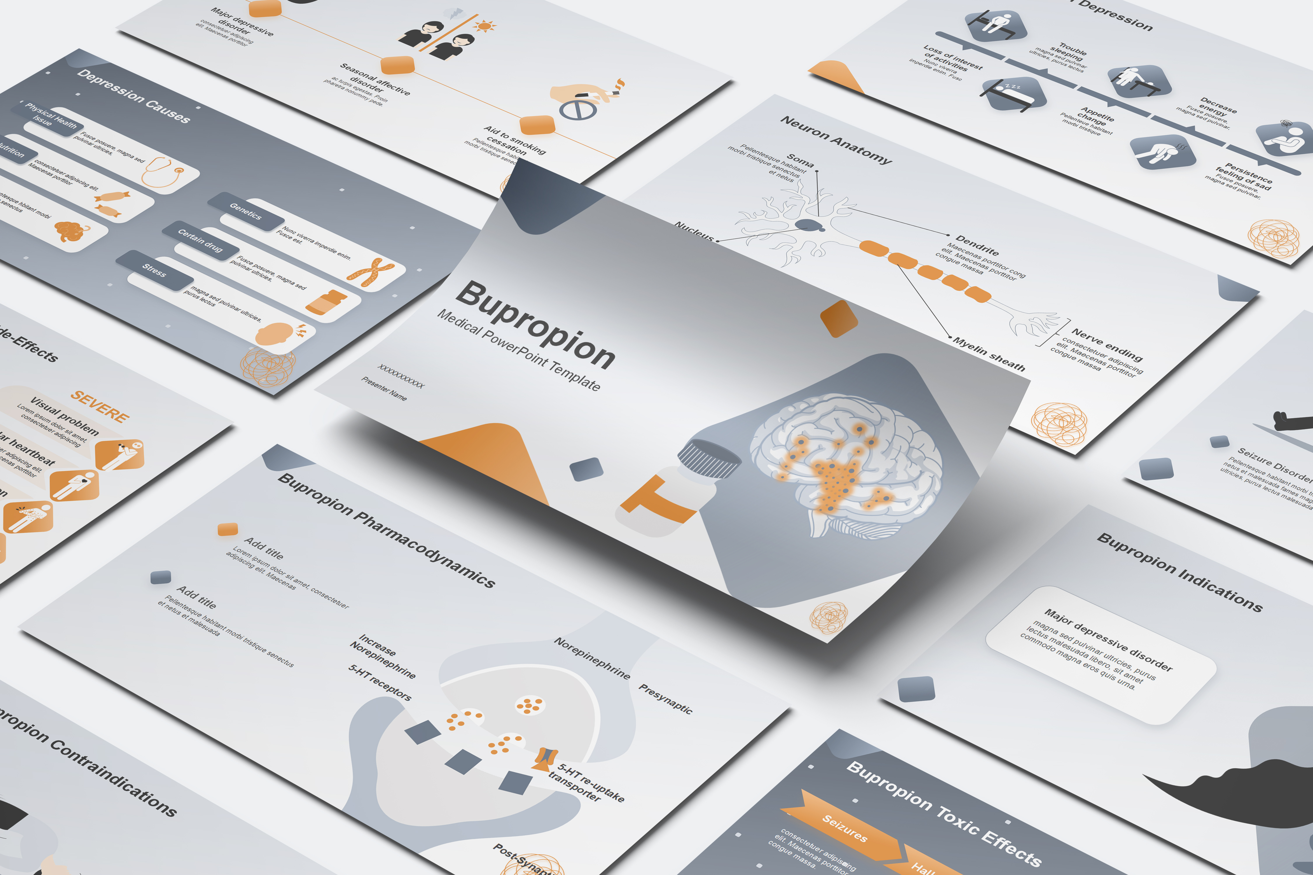 Bupropion PowerPoint Template