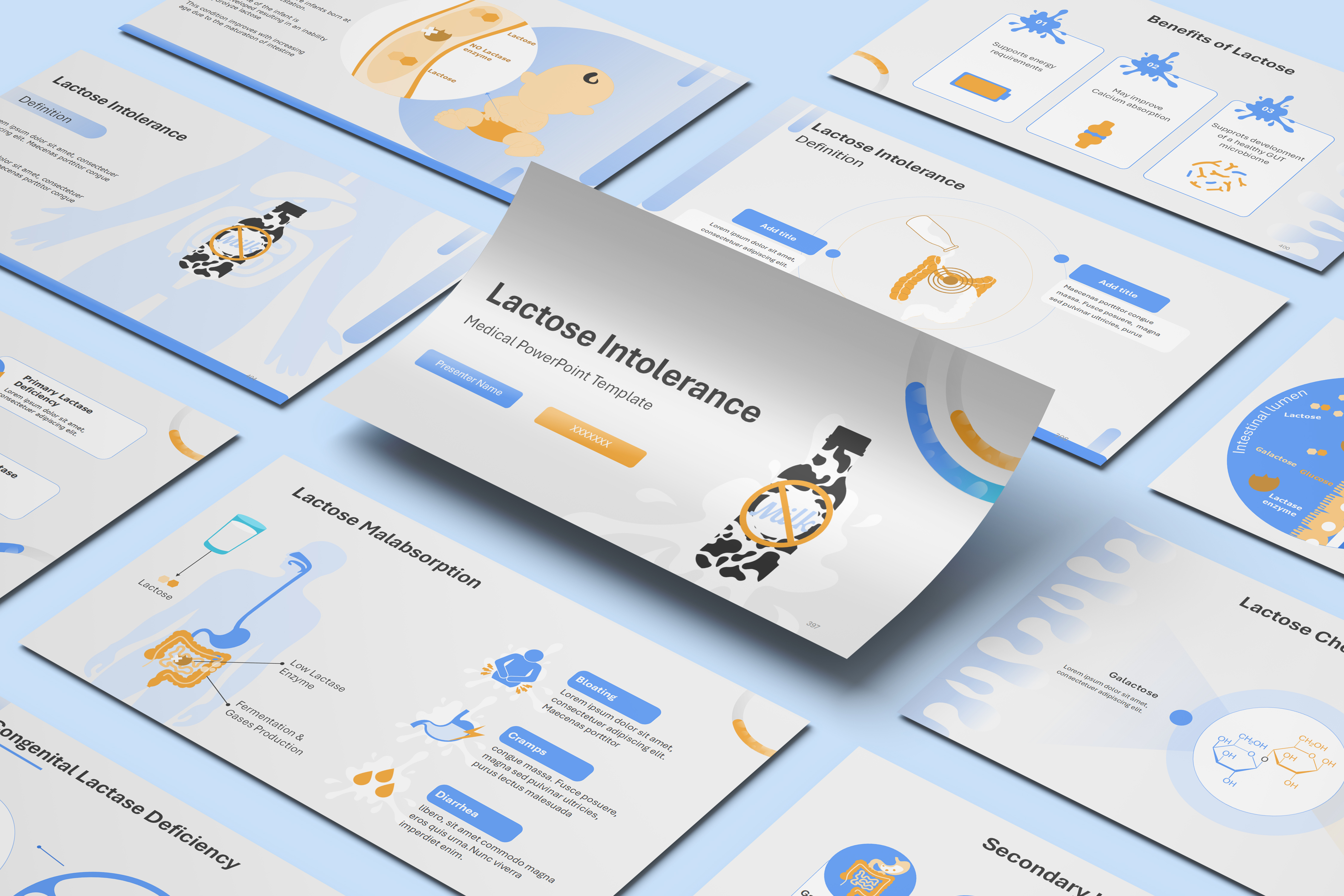 Lactose Intolerance PowerPoint Template