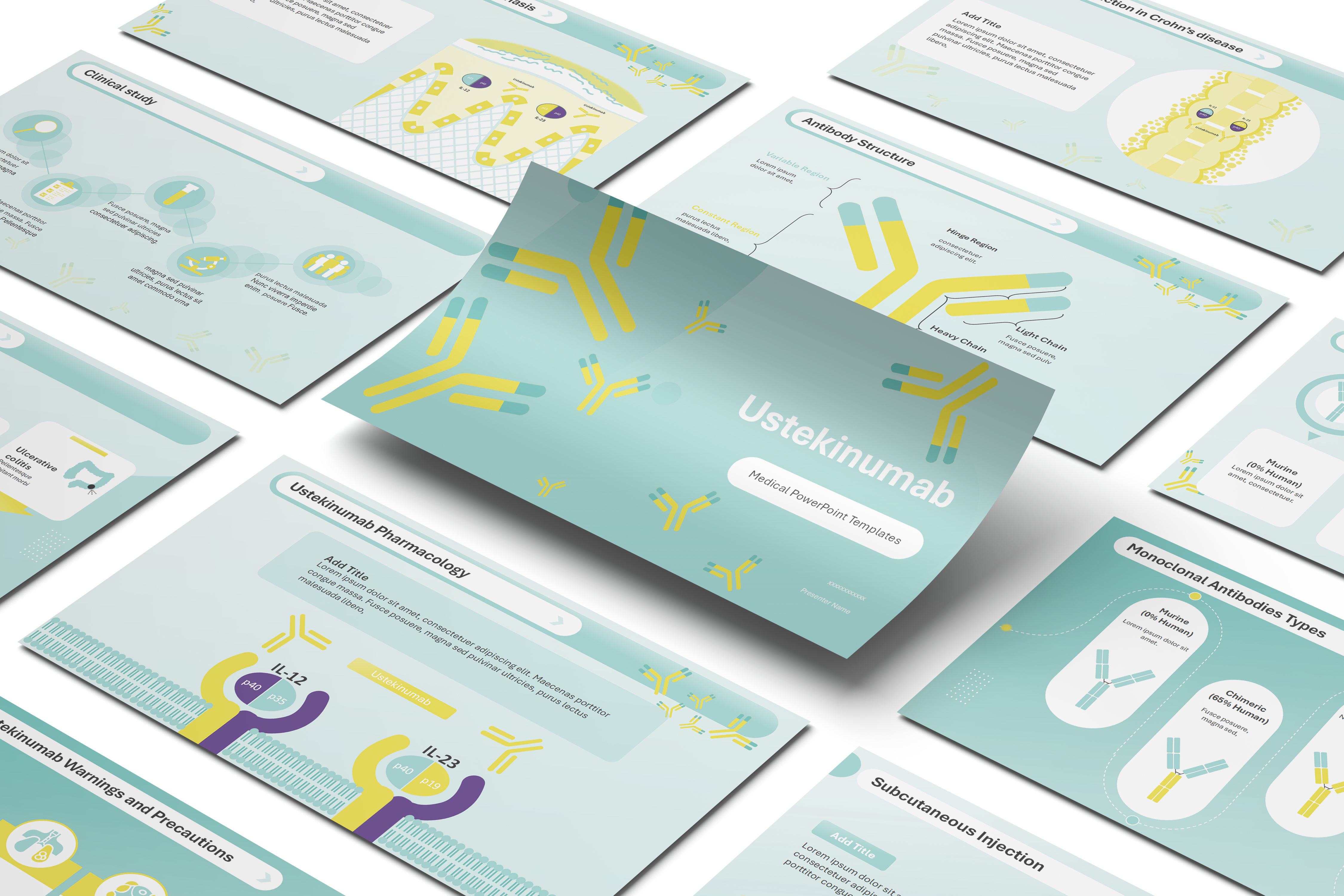 Ustekinumab PowerPoint Template
