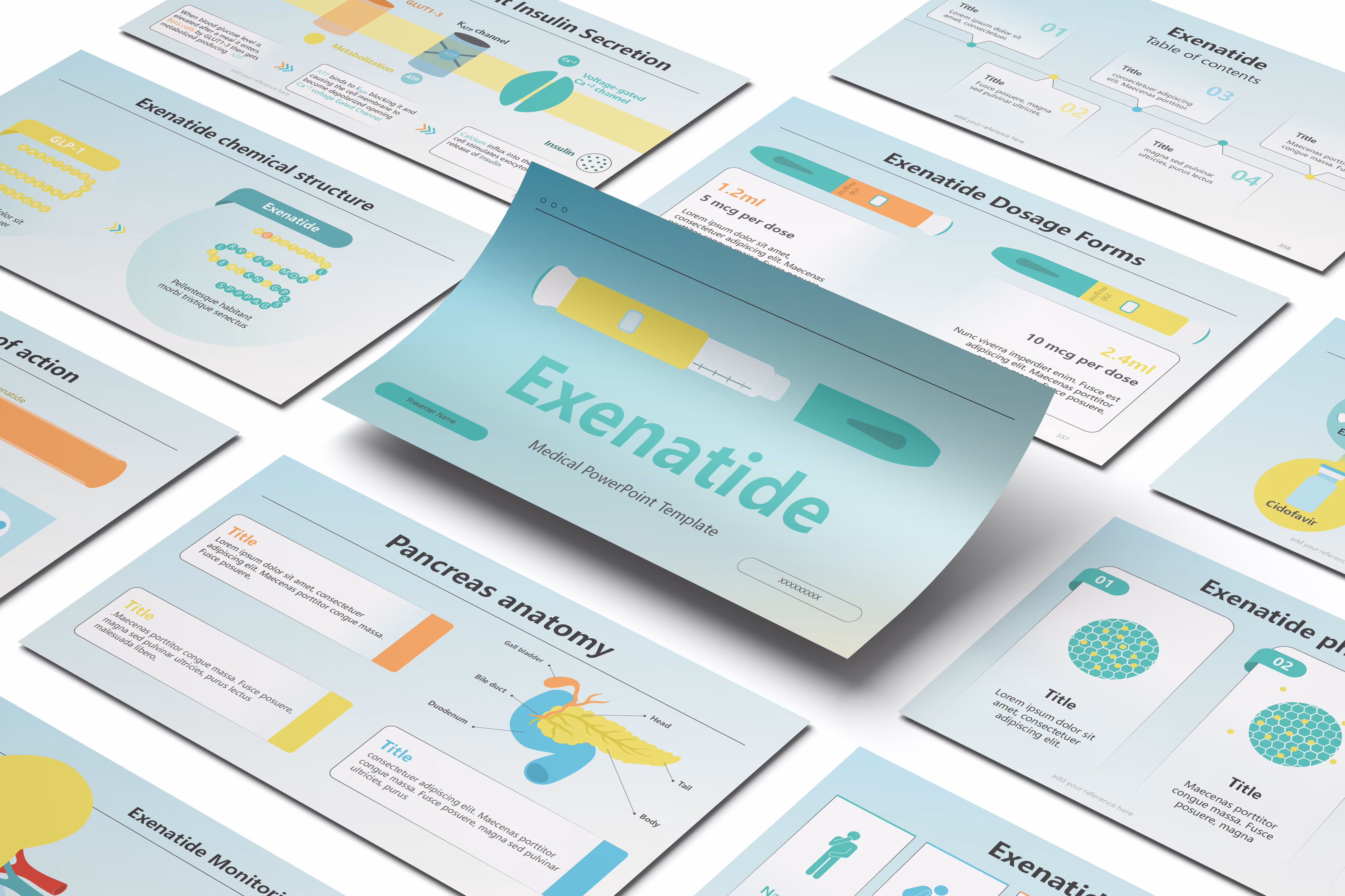 Exenatide PowerPoint Template